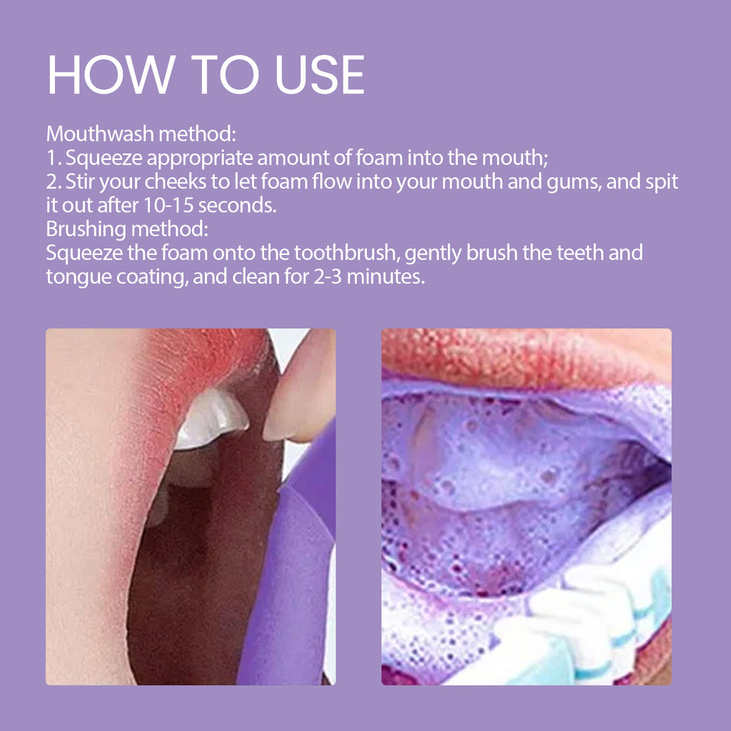 Purple Corrector, Deeply Clean Tartar Very Well Tartar Yellow Teeth Care For Oral Health Care