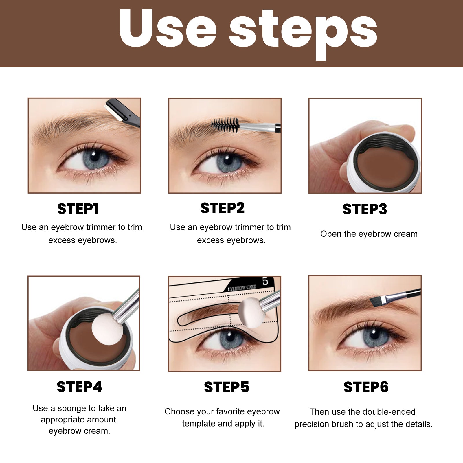 Perfect Brow Stencil & Cream Kit