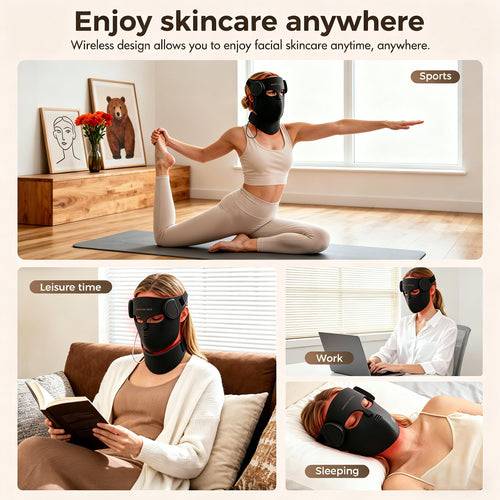4D LED Mask + Neck Therapy Set