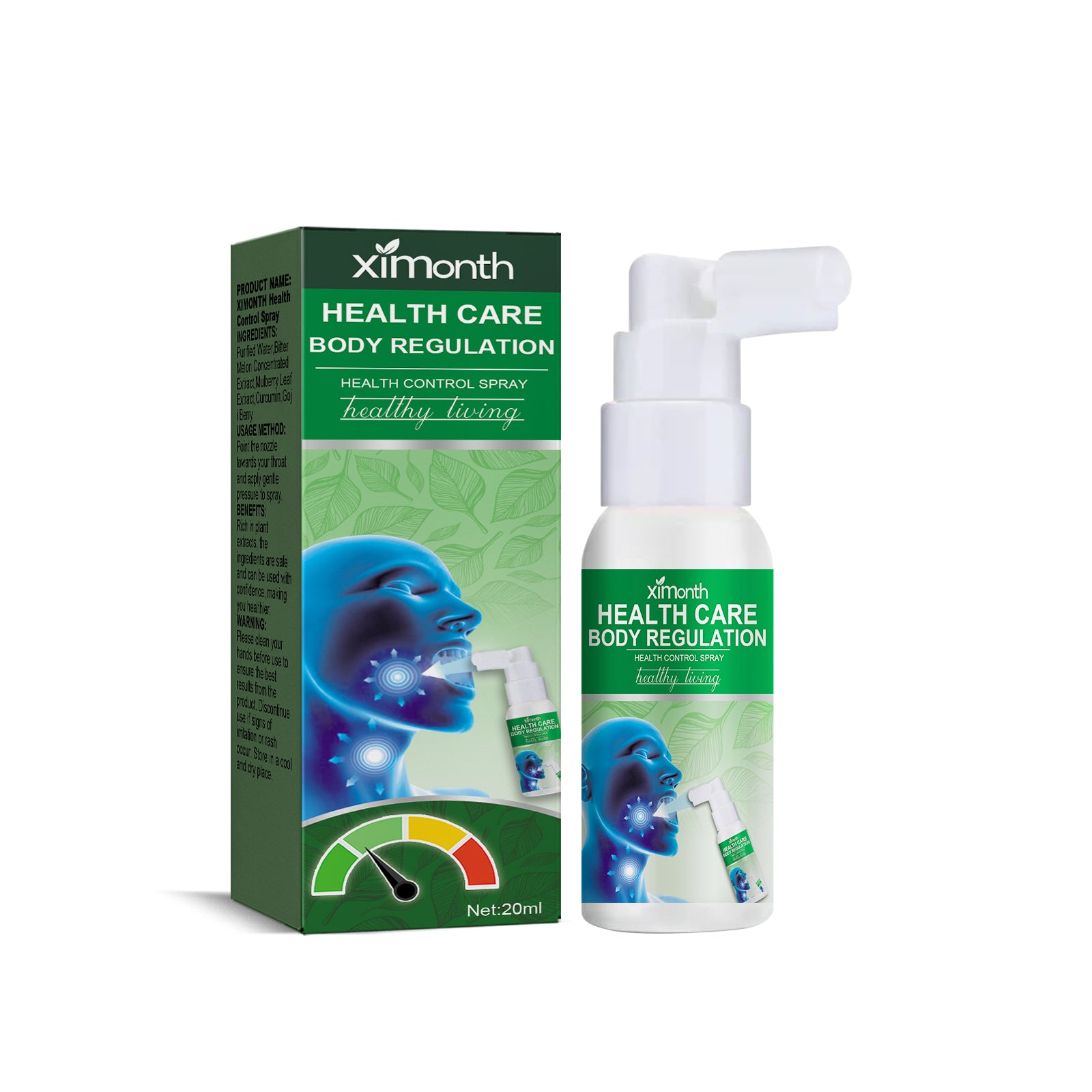 Health Control Spray, Relieve Dizziness And Discomfort Sugar Relief Health Care Spray