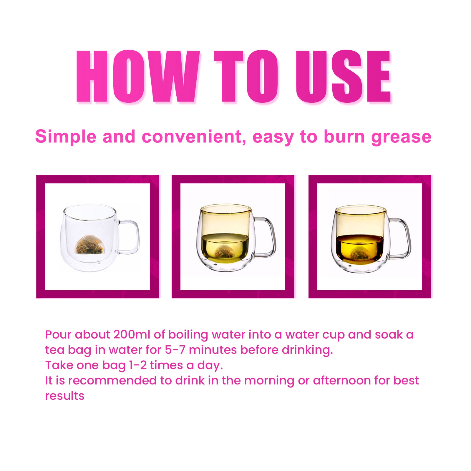 Slimming Tea, Slimming Tummy Firming Body Health Women's Light Body Shaping Green Tea
