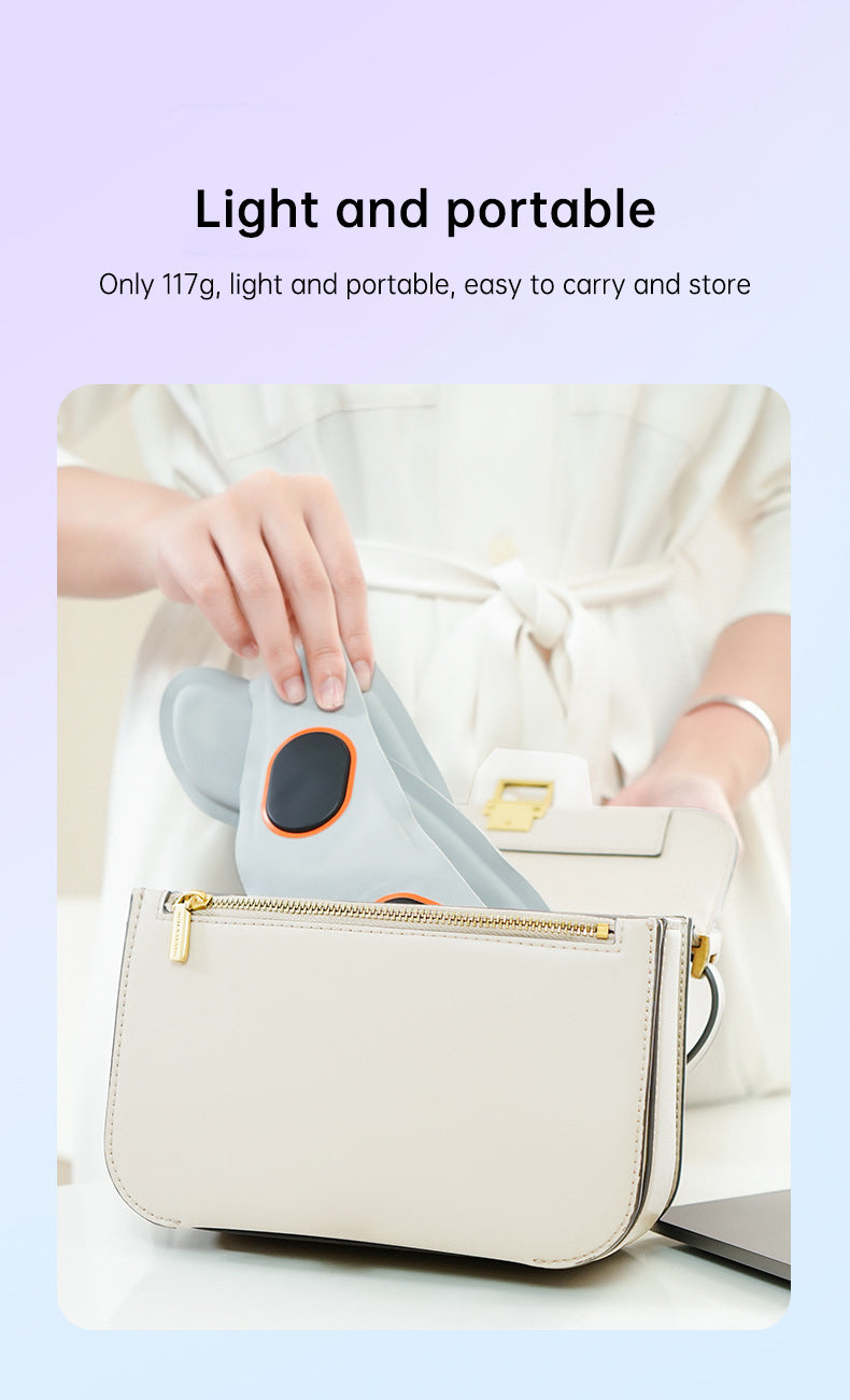 Neck Massager with Heat, Portable Neck Lymphatic Massager for Pain & Fatigue Relief