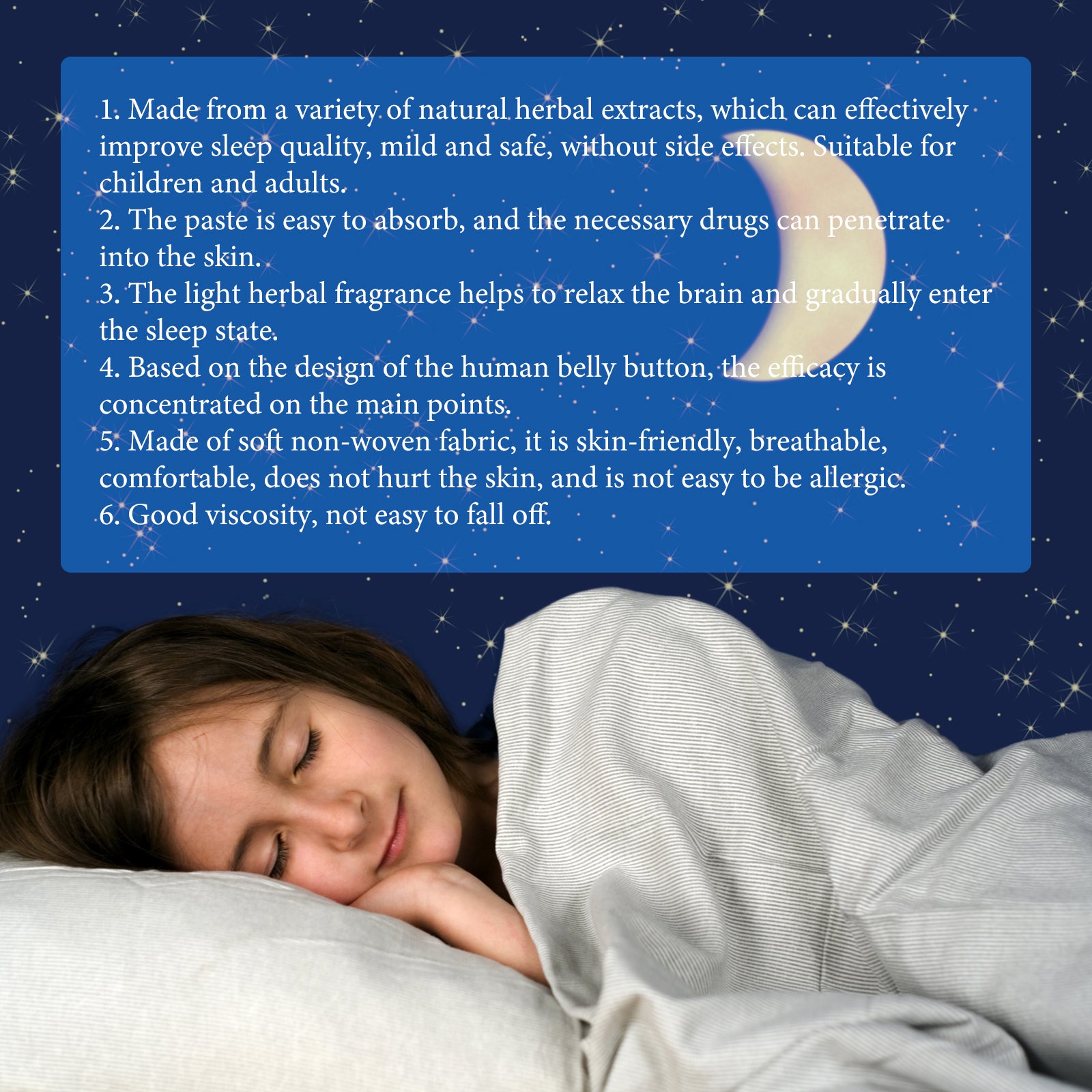 Sleep Aid Patch, Body Relief Staying Up Late To Improve Sleep Decompression Acupoint Health Care Patch