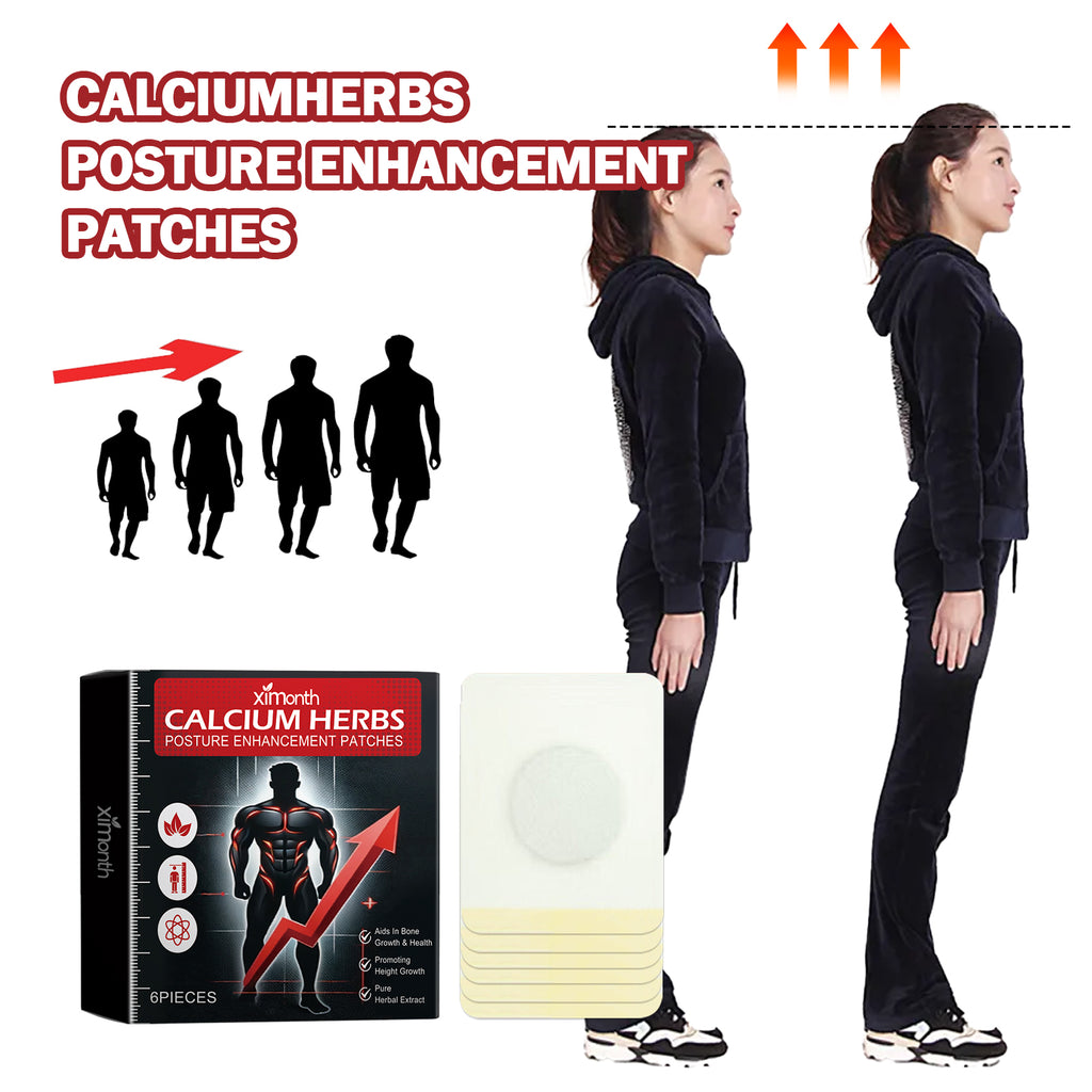 Calciumherbs Posture Enhancement Patches, Adult And Child Body Height Aid Long Length Stimulating Massage Health Care Patch