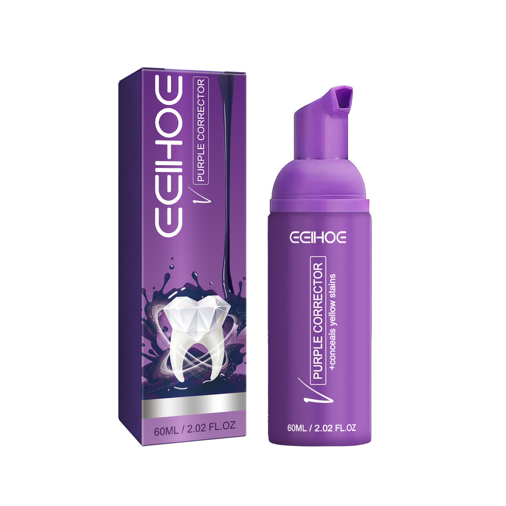 Purple Corrector, Deeply Clean Tartar Very Well Tartar Yellow Teeth Care For Oral Health Care