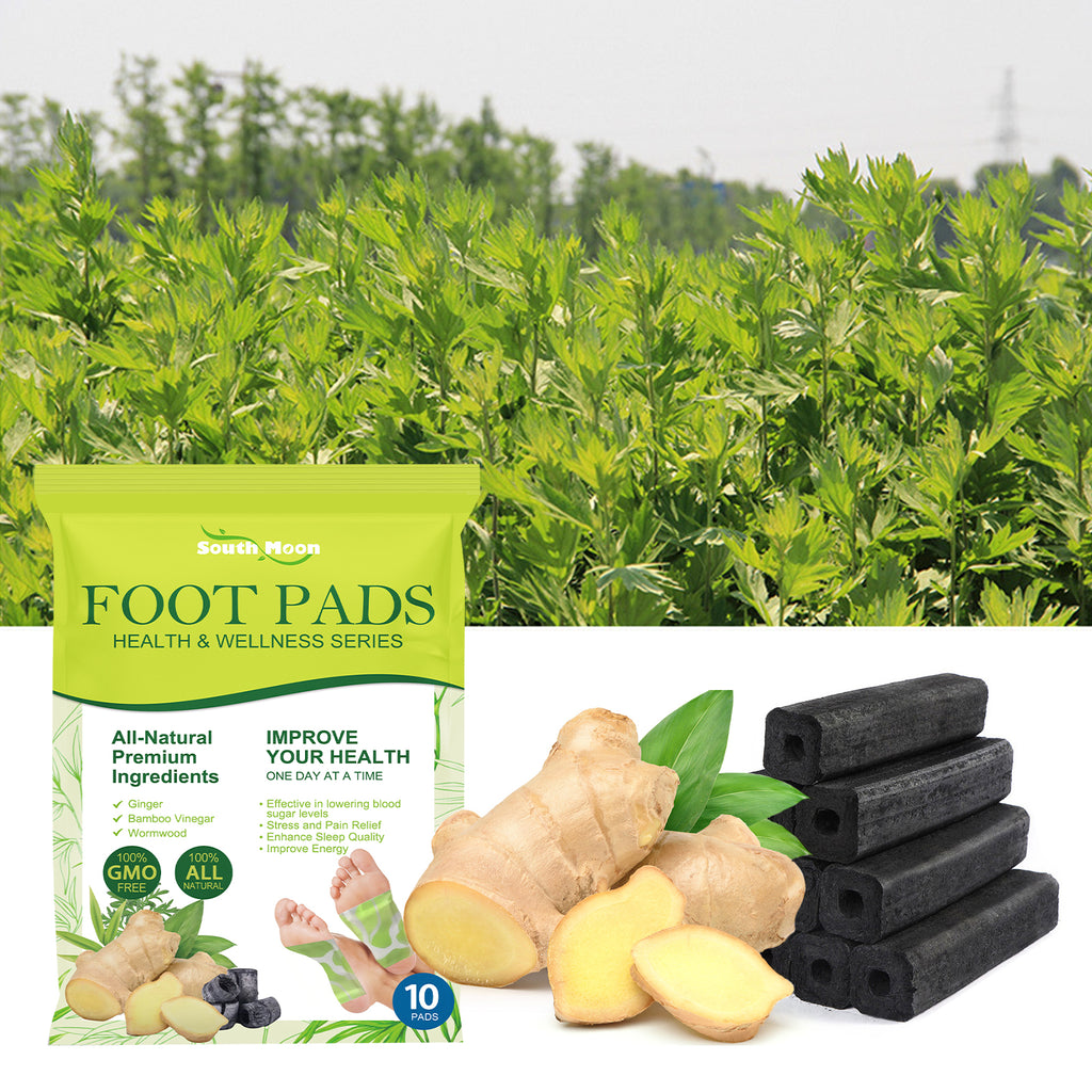 Foot Pads, Foot Massage Ginger Removing Moisture And Cold Body Health Care Foot Pad